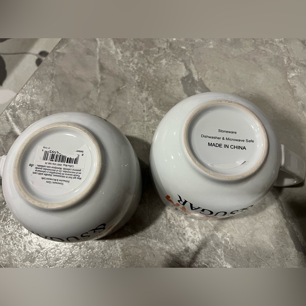 NWOT!! Halloween Themed Stoneware Mug Set(2) - Picture 2 of 4